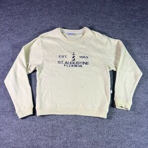 Ragwear by Top Image USA Sweatshirt Women's Small Ivory St. Augustine Florida